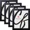 4 Pack Craig Frames Contemporary Gallery Black Picture Frame